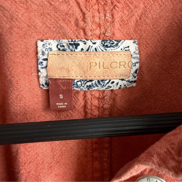 Pilcro Coral Button-Up Romper - Picture 5 of 11